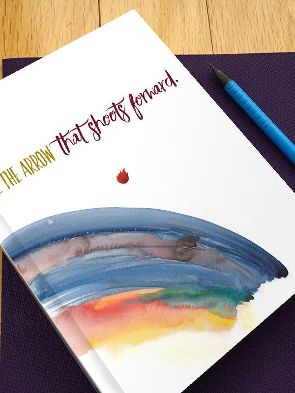 Be the Arrow Gratitude Journal by Hand-Painted Yoga