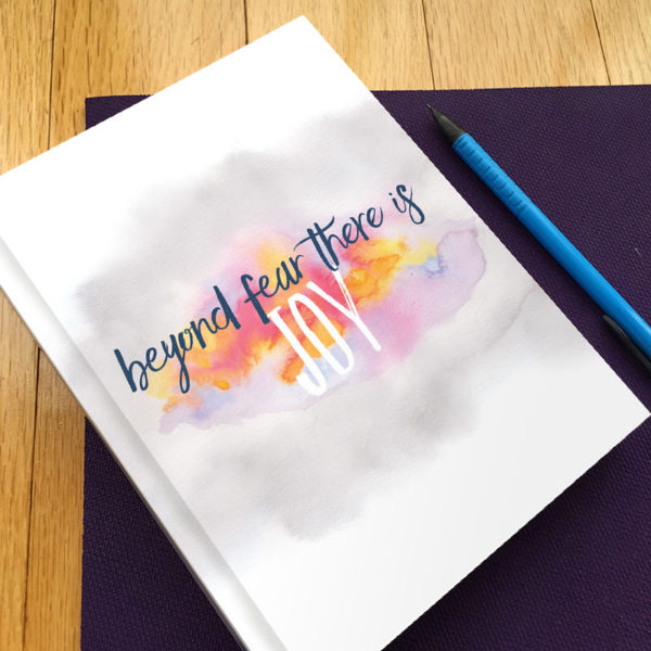 Inspiration Quote Gratitude Journal by Hand-Painted Yoga
